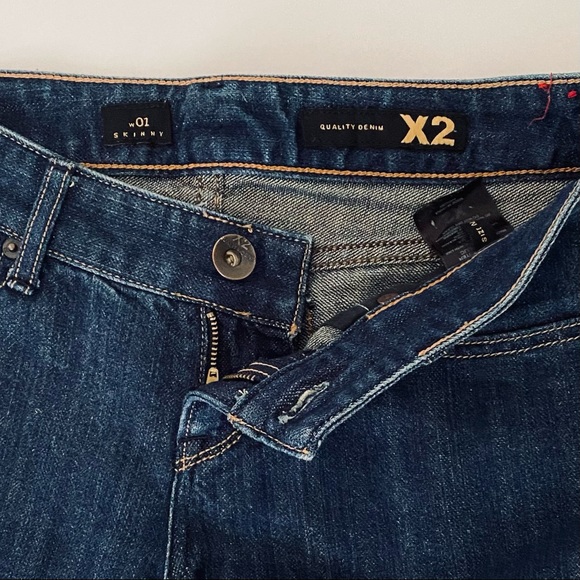 X2 SIZE 2 🌿 WOMEN 🌿 JEANS 🌿 SKINNY 🌿 LOW WAISTED - Picture 6 of 11